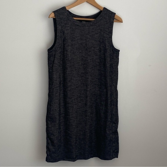 Theory Didianne Linen Blend Shift Mini Dress Women’s Size 8 - Picture 2 of 11